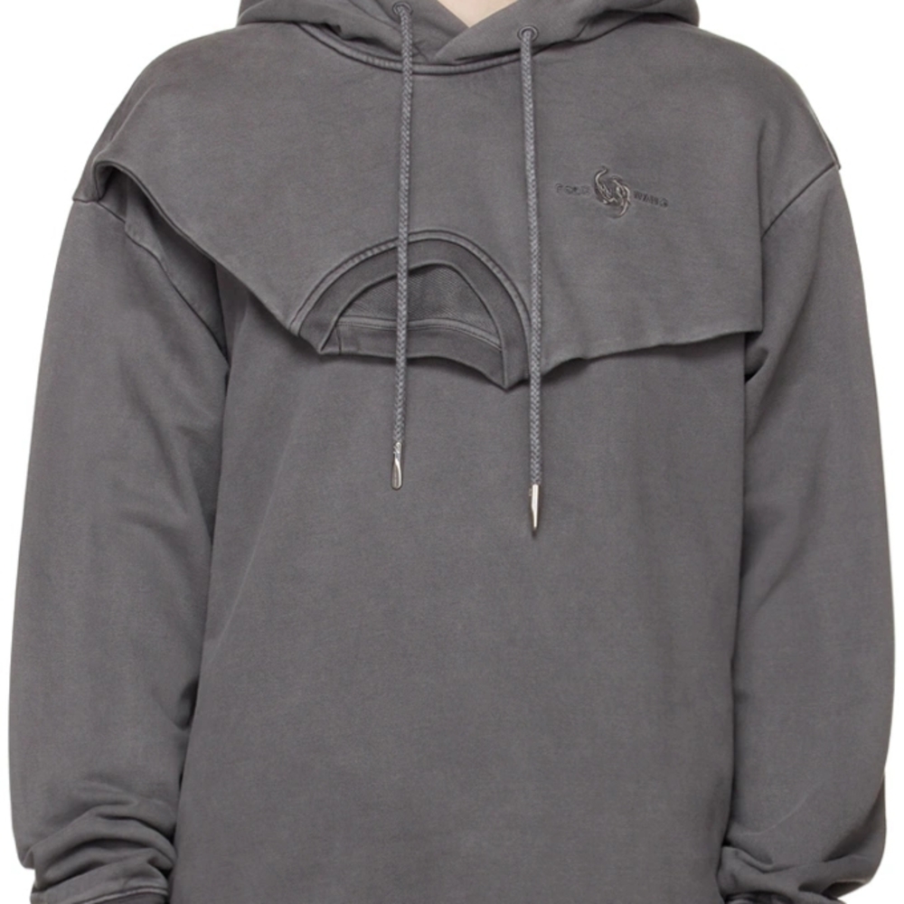 Feng Chen Wang men's double layered hoodie